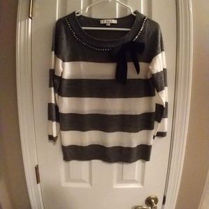 Striped sweater from the Loft